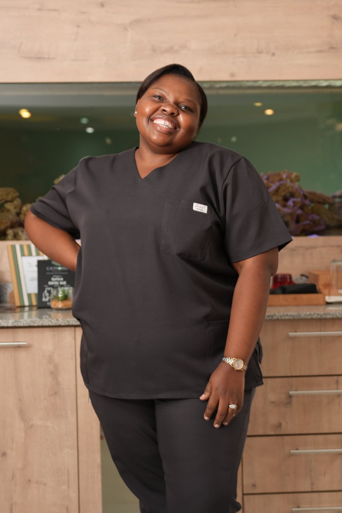 Nozipho Nuxmalo, Practice Manager at Catford Dental.